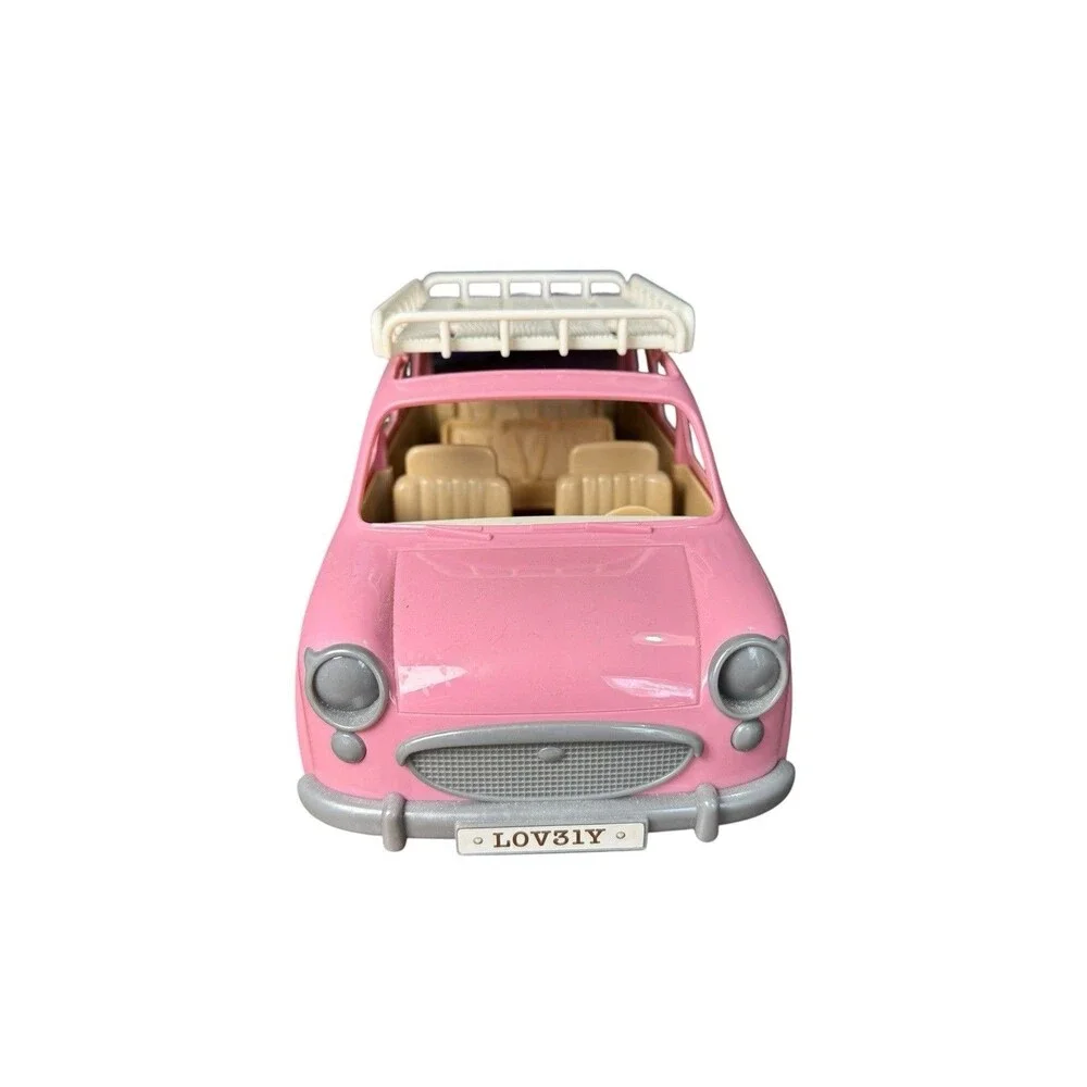Epoch Sylvanian Families Calico Critters Pink Family Picnic Van Car